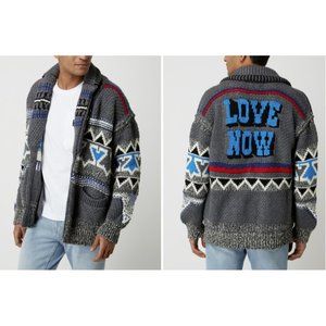$958 Zadig & Voltaire Erra Wo Love Now Knit Cardigan ( M )